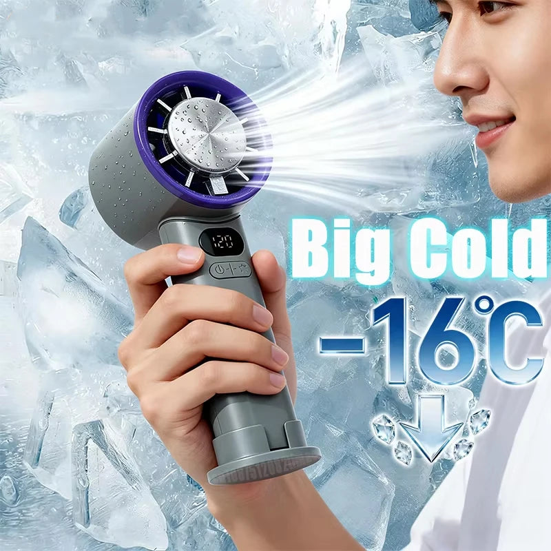 Mini Handheld Fan With 120 Speed Settings – Instant Ice Cooling