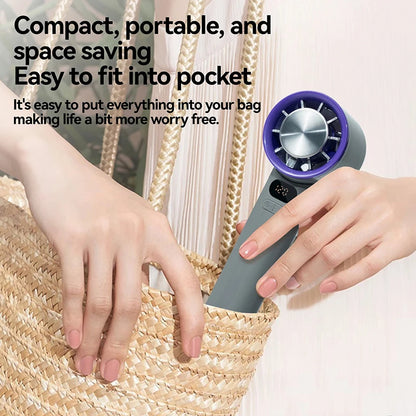 Mini Handheld Fan With 120 Speed Settings – Instant Ice Cooling