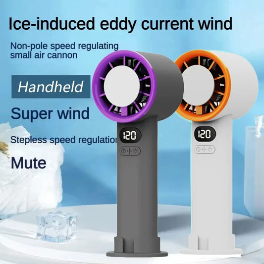 Mini Handheld Fan With 120 Speed Settings – Instant Ice Cooling